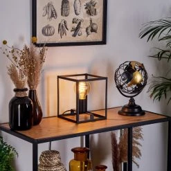 Hofstein Chur Tischleuchte Schwarz, 1-flammig -Günstiges Tischlampen Geschäft chur tischleuchte h3546062 8