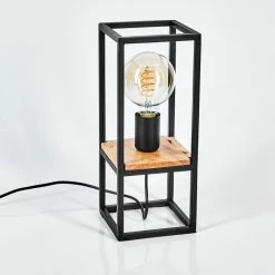 Hofstein Colebrook Tischleuchte Schwarz, Naturfarben, 1-flammig 20 Hofstein Colebrook Tischleuchte Schwarz, Naturfarben, 1-flammig -Günstiges Tischlampen Geschäft colebrook tischleuchte h3566671 7