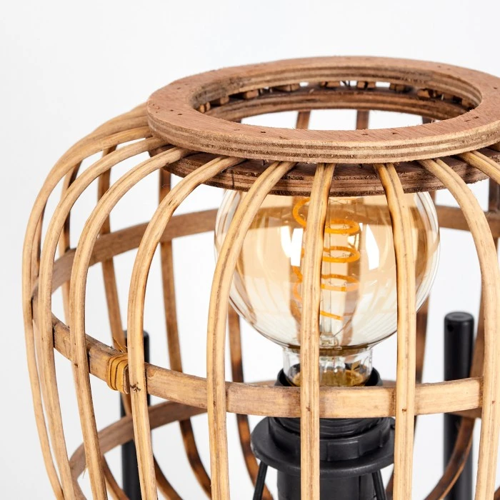 Hofstein Combeima Tischleuchte Schwarz, 1-flammig 5 Hofstein Combeima Tischleuchte Schwarz, 1-flammig – Bild 3