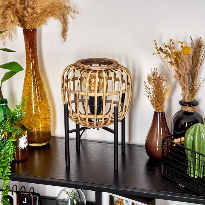 Hofstein Combeima Tischleuchte Schwarz, 1-flammig 12 Hofstein Combeima Tischleuchte Schwarz, 1-flammig – Bild 10