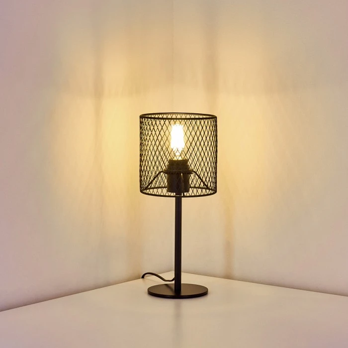 Hofstein Conewago Tischleuchte Schwarz, 1-flammig 17 Hofstein Conewago Tischleuchte Schwarz, 1-flammig – Bild 15