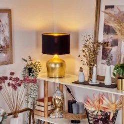 Hofstein Corcovada Tischleuchte Gold, 1-flammig -Günstiges Tischlampen Geschäft corcovada tischleuchte h3576045 6