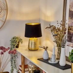 Hofstein Corcovada Tischleuchte Gold, 1-flammig