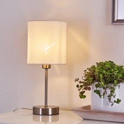 Hofstein Corfu Tischleuchte Silber, 1-flammig -Günstiges Tischlampen Geschäft corfu tischleuchte h3329375 10