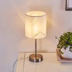 Hofstein Corfu Tischleuchte Silber, 1-flammig -Günstiges Tischlampen Geschäft corfu tischleuchte h3329375 11