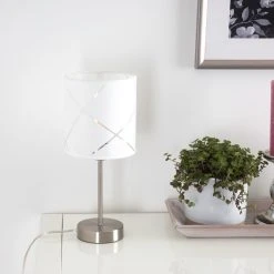 Hofstein Corfu Tischleuchte Silber, 1-flammig -Günstiges Tischlampen Geschäft corfu tischleuchte h3329375 14