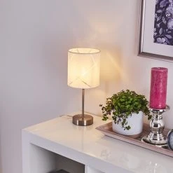 Hofstein Corfu Tischleuchte Silber, 1-flammig -Günstiges Tischlampen Geschäft corfu tischleuchte h3329375 6