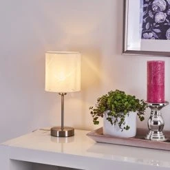 Hofstein Corfu Tischleuchte Silber, 1-flammig -Günstiges Tischlampen Geschäft corfu tischleuchte h3329375 7