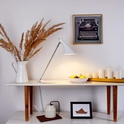 Hofstein Corralcay Tischleuchte Chrom, Weiß, 1-flammig -Günstiges Tischlampen Geschäft corralcay tischleuchte h3408032 6