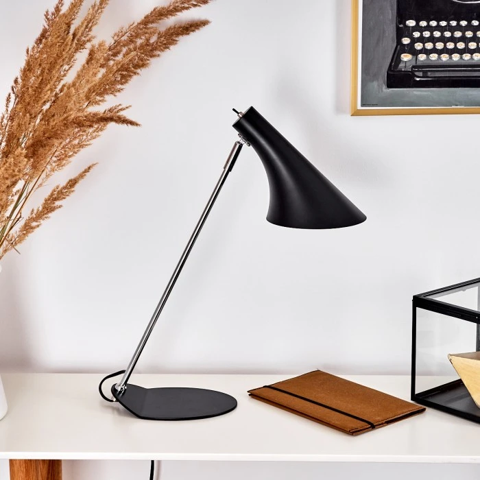 Hofstein Corralcay Tischleuchte Chrom, Schwarz, 1-flammig 14 Hofstein Corralcay Tischleuchte Chrom, Schwarz, 1-flammig – Bild 12