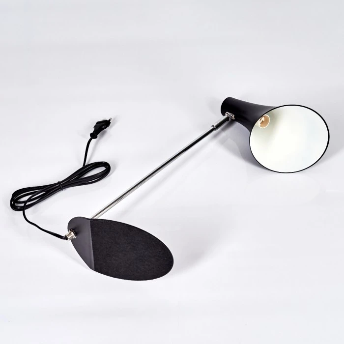 Hofstein Corralcay Tischleuchte Chrom, Schwarz, 1-flammig 7 Hofstein Corralcay Tischleuchte Chrom, Schwarz, 1-flammig – Bild 5