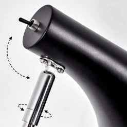 Hofstein Corralcay Tischleuchte Chrom, Schwarz, 1-flammig 19 Hofstein Corralcay Tischleuchte Chrom, Schwarz, 1-flammig -Günstiges Tischlampen Geschäft corralcay tischleuchte h3408056 5