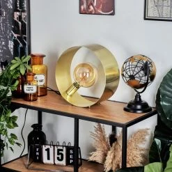 Hofstein Couma Tischleuchte Messing, 1-flammig -Günstiges Tischlampen Geschäft couma tischleuchte h3452479 11