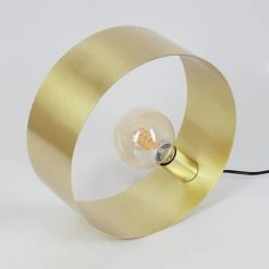 Hofstein Couma Tischleuchte Messing, 1-flammig -Günstiges Tischlampen Geschäft couma tischleuchte h3452479 7