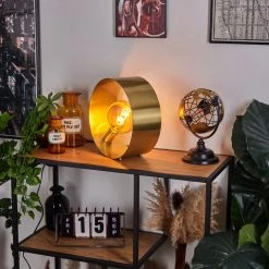 Hofstein Couma Tischleuchte Messing, 1-flammig -Günstiges Tischlampen Geschäft couma tischleuchte h3452479 8