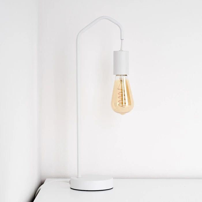 Hofstein Cuyama Tischleuchte Weiß, 1-flammig 11 Hofstein Cuyama Tischleuchte Weiß, 1-flammig – Bild 9