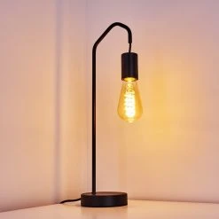 Hofstein Cuyama Tischleuchte Schwarz, 1-flammig -Günstiges Tischlampen Geschäft cuyama tischleuchte h3319277 11