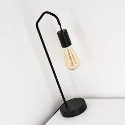 Hofstein Cuyama Tischleuchte Schwarz, 1-flammig -Günstiges Tischlampen Geschäft cuyama tischleuchte h3319277 12