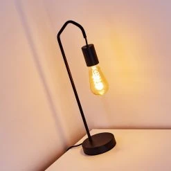 Hofstein Cuyama Tischleuchte Schwarz, 1-flammig -Günstiges Tischlampen Geschäft cuyama tischleuchte h3319277 5