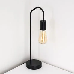 Hofstein Cuyama Tischleuchte Schwarz, 1-flammig -Günstiges Tischlampen Geschäft cuyama tischleuchte h3319277 6