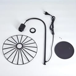 Hofstein Daesi Tischleuchte Schwarz, 1-flammig -Günstiges Tischlampen Geschäft daesi tischleuchte h3444436 4