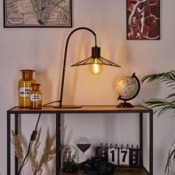 Hofstein Daesi Tischleuchte Schwarz, 1-flammig -Günstiges Tischlampen Geschäft daesi tischleuchte h3444436 6