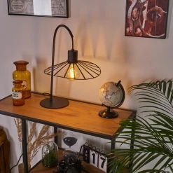 Hofstein Daesi Tischleuchte Schwarz, 1-flammig -Günstiges Tischlampen Geschäft daesi tischleuchte h3444436 8