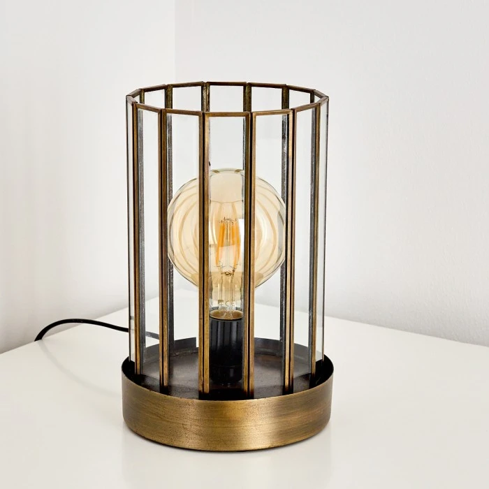 Hofstein Daikasa Tischleuchte Bronze, 1-flammig 13 Hofstein Daikasa Tischleuchte Bronze, 1-flammig – Bild 11