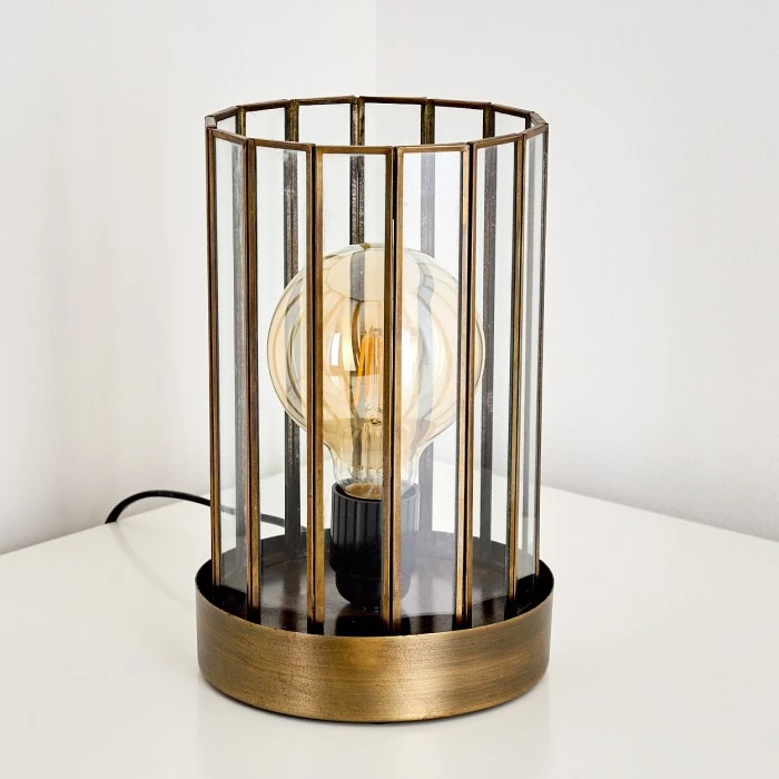 Hofstein Daikasa Tischleuchte Bronze, 1-flammig 15 Hofstein Daikasa Tischleuchte Bronze, 1-flammig – Bild 13