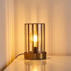 Hofstein Daikasa Tischleuchte Bronze, 1-flammig 31 Hofstein Daikasa Tischleuchte Bronze, 1-flammig -Günstiges Tischlampen Geschäft daikasa tischleuchte h3361573 13