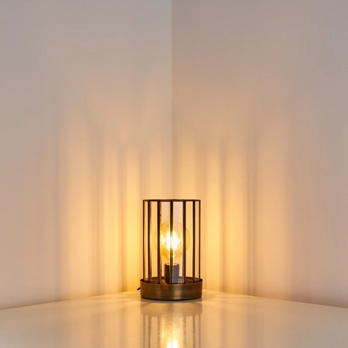 Hofstein Daikasa Tischleuchte Bronze, 1-flammig 11 Hofstein Daikasa Tischleuchte Bronze, 1-flammig – Bild 9