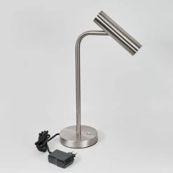 Hofstein Dalheim Tischleuchte LED Nickel-Matt, 1-flammig -Günstiges Tischlampen Geschäft dalheim tischleuchte h3652114 4