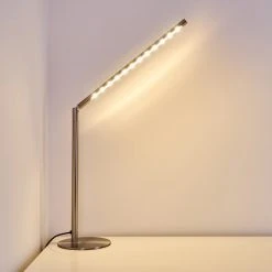Hofstein Deje Tischleuchte LED Nickel-Matt, 1-flammig -Günstiges Tischlampen Geschäft deje tischleuchte h3306758 13