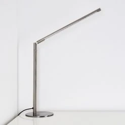 Hofstein Deje Tischleuchte LED Nickel-Matt, 1-flammig -Günstiges Tischlampen Geschäft deje tischleuchte h3306758 3