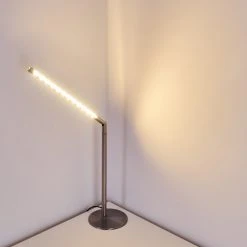 Hofstein Deje Tischleuchte LED Nickel-Matt, 1-flammig -Günstiges Tischlampen Geschäft deje tischleuchte h3306758 7
