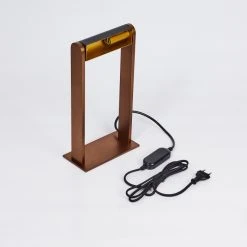 Hofstein Denhigh Tischleuchte LED Schwarz, Kupferfarben, 1-flammig -Günstiges Tischlampen Geschäft denhigh tischleuchte h3382639 4