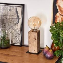 Hofstein Derville Tischleuchte Schwarz, Naturfarben, 1-flammig -Günstiges Tischlampen Geschäft derville tischleuchte h3535165 10