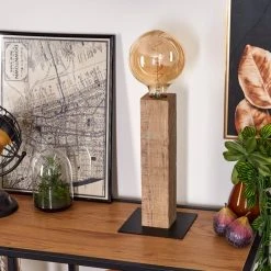 Hofstein Derville Tischleuchte Schwarz, Naturfarben, 1-flammig 23 Hofstein Derville Tischleuchte Schwarz, Naturfarben, 1-flammig -Günstiges Tischlampen Geschäft derville tischleuchte h3535189 10