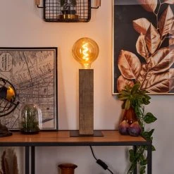 Hofstein Derville Tischleuchte Schwarz, Naturfarben, 1-flammig 22 Hofstein Derville Tischleuchte Schwarz, Naturfarben, 1-flammig -Günstiges Tischlampen Geschäft derville tischleuchte h3535189 9