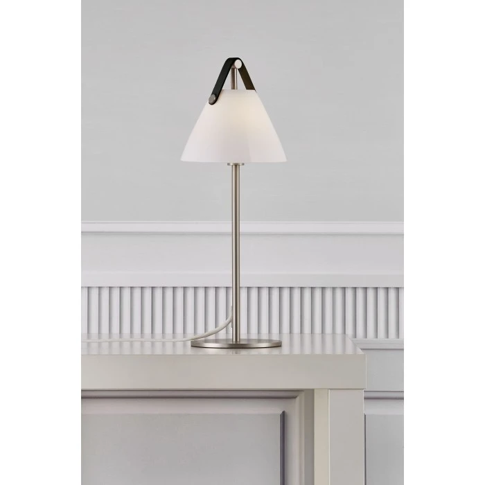 Design For The People by Nordlux STRAP Tischleuchte Nickel-Matt, 1-flammig 4 Design For The People by Nordlux STRAP Tischleuchte Nickel-Matt, 1-flammig – Bild 2