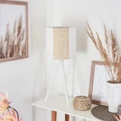 Hofstein Desroches Tischleuchte Weiß, 1-flammig 13 Hofstein Desroches Tischleuchte Weiß, 1-flammig -Günstiges Tischlampen Geschäft desroches tischleuchte h3537336 1