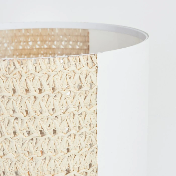 Hofstein Desroches Tischleuchte Weiß, 1-flammig 5 Hofstein Desroches Tischleuchte Weiß, 1-flammig – Bild 3