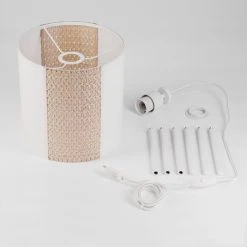 Hofstein Desroches Tischleuchte Weiß, 1-flammig 16 Hofstein Desroches Tischleuchte Weiß, 1-flammig -Günstiges Tischlampen Geschäft desroches tischleuchte h3537336 4