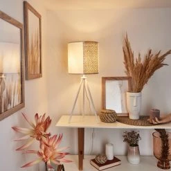 Hofstein Desroches Tischleuchte Weiß, 1-flammig 18 Hofstein Desroches Tischleuchte Weiß, 1-flammig -Günstiges Tischlampen Geschäft desroches tischleuchte h3537336 6