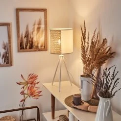 Hofstein Desroches Tischleuchte Weiß, 1-flammig 20 Hofstein Desroches Tischleuchte Weiß, 1-flammig -Günstiges Tischlampen Geschäft desroches tischleuchte h3537336 8