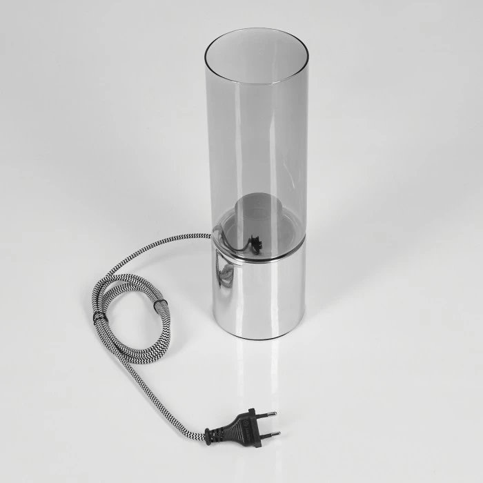 Hofstein Dulcita Tischleuchte Chrom, 1-flammig 7 Hofstein Dulcita Tischleuchte Chrom, 1-flammig – Bild 5