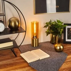 Hofstein Dulcita Tischleuchte Messing, 1-flammig -Günstiges Tischlampen Geschäft dulcita tischleuchte h3455104 8