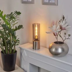 Hofstein Dulcita Tischleuchte Nickel-Matt, 1-flammig -Günstiges Tischlampen Geschäft dulcita tischleuchte h3535400 6