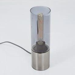 Hofstein Dulcita Tischleuchte Nickel-Matt, 1-flammig -Günstiges Tischlampen Geschäft dulcita tischleuchte h3535400 7