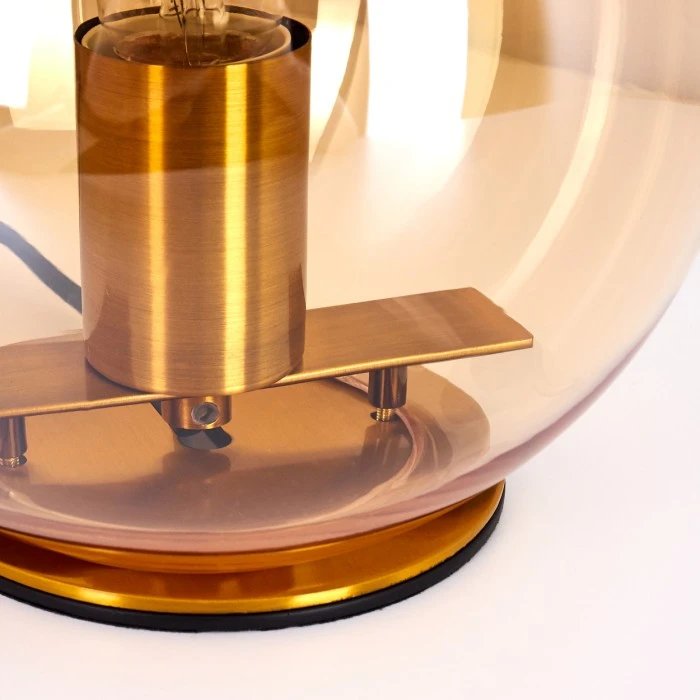 Hofstein Edane Tischleuchte Gold, 1-flammig 18 Hofstein Edane Tischleuchte Gold, 1-flammig – Bild 16